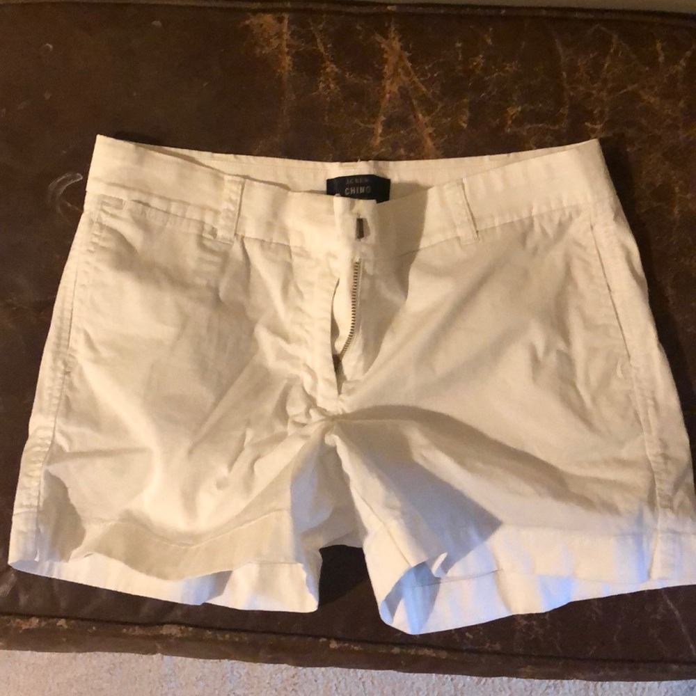 jcrew white shorts
